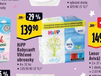 Albert Hipp babysanft vlhčené ubrousky nabídka