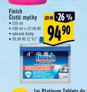 Albert Finish čistič myčky nabídka