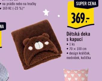 Albert Dětská deka s kapucí nabídka