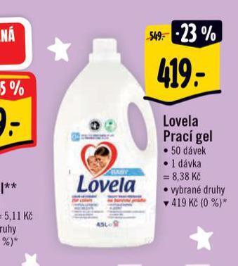 Albert Lovela prací gel nabídka