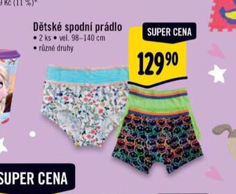 Dětské spodní prádlo