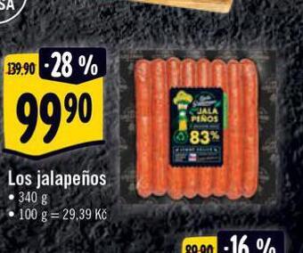 Albert Los jalapeňos nabídka