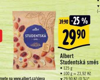 Albert Studentská směs nabídka