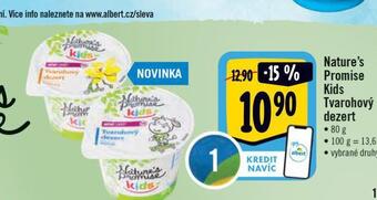 Albert Tvarohový dezert nabídka