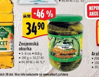 Albert Znojemská okurka nabídka