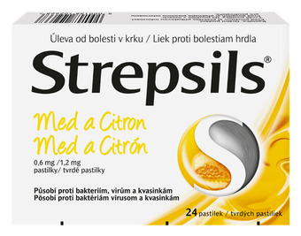 Benu Strepsils med a citron nabídka