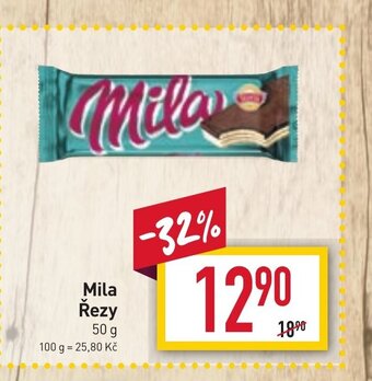 Billa Mila Řezy 50 g nabídka
