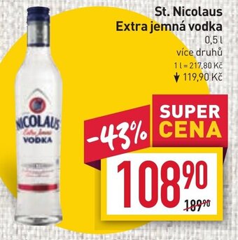 Billa St. Nicolaus Extra jemná vodka nabídka
