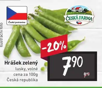 Billa Hrášek zelený nabídka