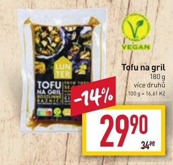 Billa Tofu na gril nabídka
