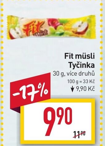Billa Fit müsli Tyčinka nabídka