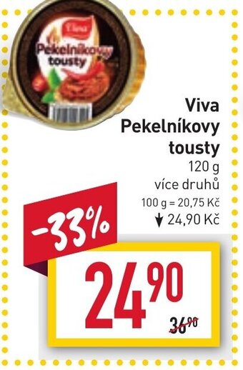 Billa Viva Pekelníkovy tousty nabídka
