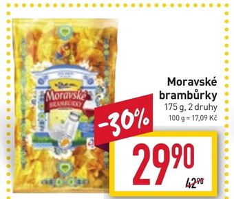 Billa Moravské brambůrky nabídka