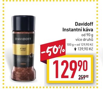 Billa Davidoff Instantní káva nabídka