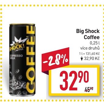 Billa Big Shock Coffee nabídka