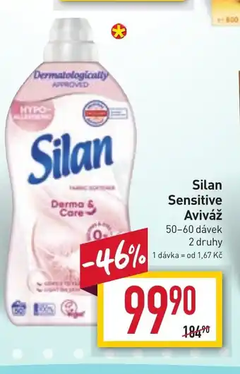 Billa Silan Sensitive Aviváž nabídka