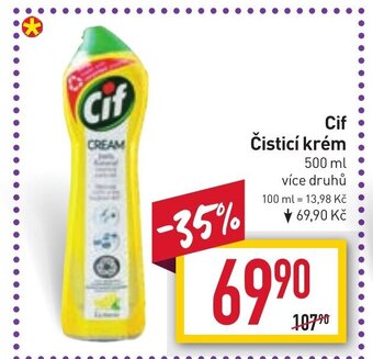 Billa Cif Čisticí krém nabídka
