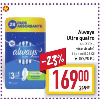 Billa Always Ultra quatro nabídka