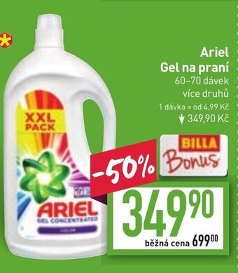 Billa Ariel Gel na praní nabídka