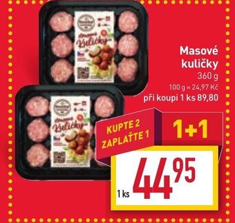 Billa Masové kuličky nabídka