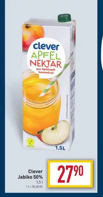 Billa Clever Jablko 50% nabídka