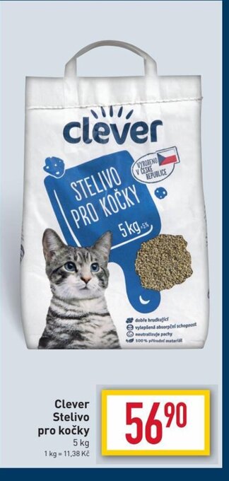 Billa Clever Stelivo pro kočky nabídka