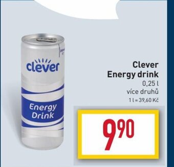 Billa Clever Energy drink nabídka