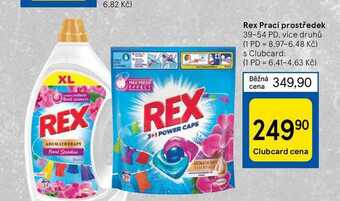 Tesco Rex prací prostředek 39-54 pd nabídka