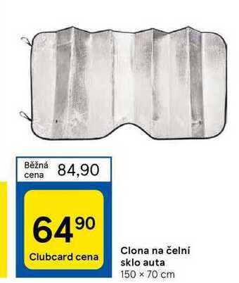 Tesco Clona na čelní sklo auta 150 x 70 cm nabídka