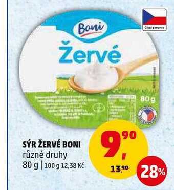 Penny Market Sýr žervé boni, 80 g nabídka