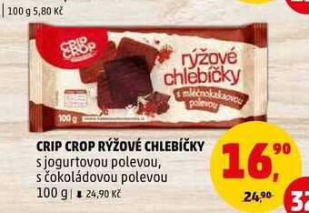Penny Market Crip crop rýžové chlebíčky, 100 g nabídka