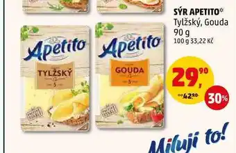 Penny Market Sýr apetito tylžský, 90 g nabídka