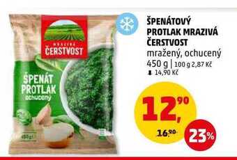 Penny Market Špenátový protlak mrazivá čerstvost, 450 g nabídka