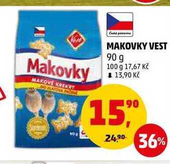 Penny Market Makovky vest, 90 g nabídka