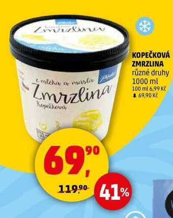 Penny Market Kopečková zmrzlina, 1000 ml nabídka
