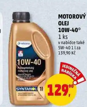 Penny Market Motorový olej 10w-40, 1 ks nabídka