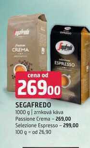 Terno Segafredo 1000 g nabídka