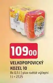 Terno Velkopopovický kozel 10 8x0,5 l nabídka