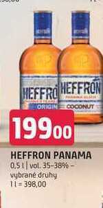 Terno Heffron panama 0,5 l nabídka