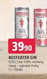 Terno Beefeater gin 0,25 l nabídka