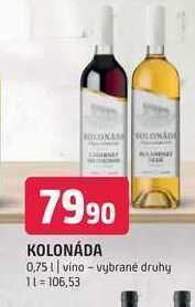Terno Kolonáda 0,75 l nabídka