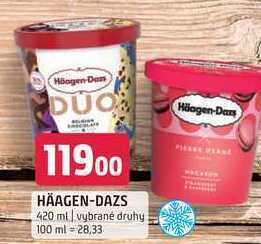 Terno Häagen-dazs 420 ml nabídka