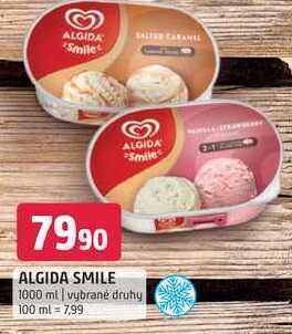 Terno Algida smile 1000 ml nabídka
