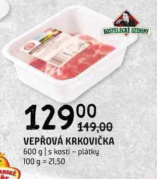 Terno Vepřová krkovička 600 g nabídka