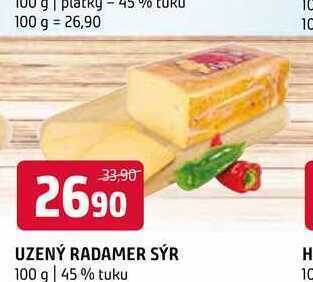 Terno Uzený radamer sýr 100 g nabídka