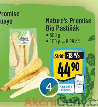 Albert Nature's promise bio pastiňák • 500 g nabídka