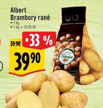 Albert Albert brambory rané • 2 kg nabídka