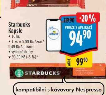 Albert Starbucks kapsle • 10 ks nabídka