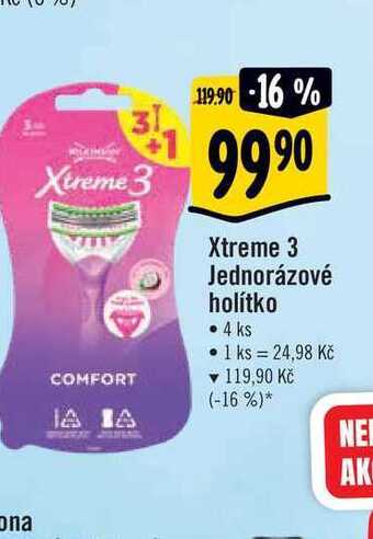 Xtreme 3 jednorázové holítko • 4 ks