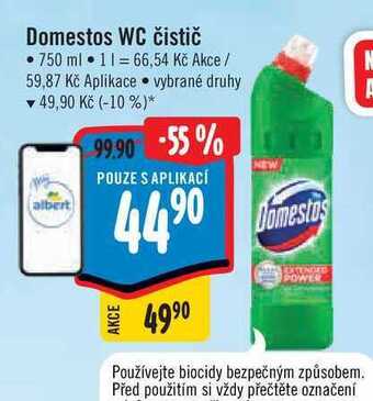 Domestos wc čistič 750 ml